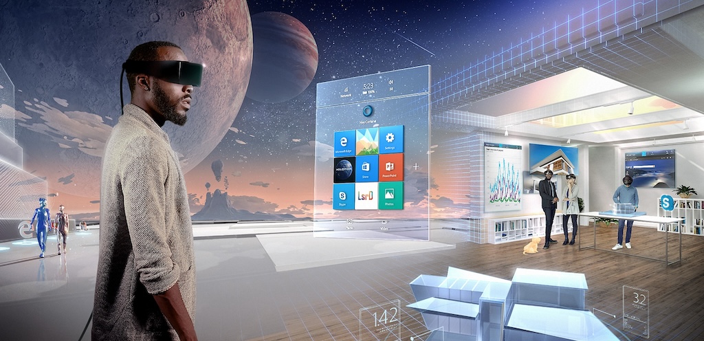 The Holographic resurgence of a mobile Windows